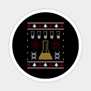 Science Ugly Christmas Sweater Magnet